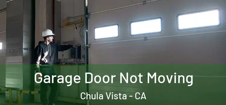  Garage Door Not Moving Chula Vista - CA