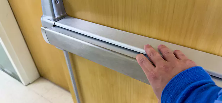 Installing a Push Bar on a Door Chula Vista